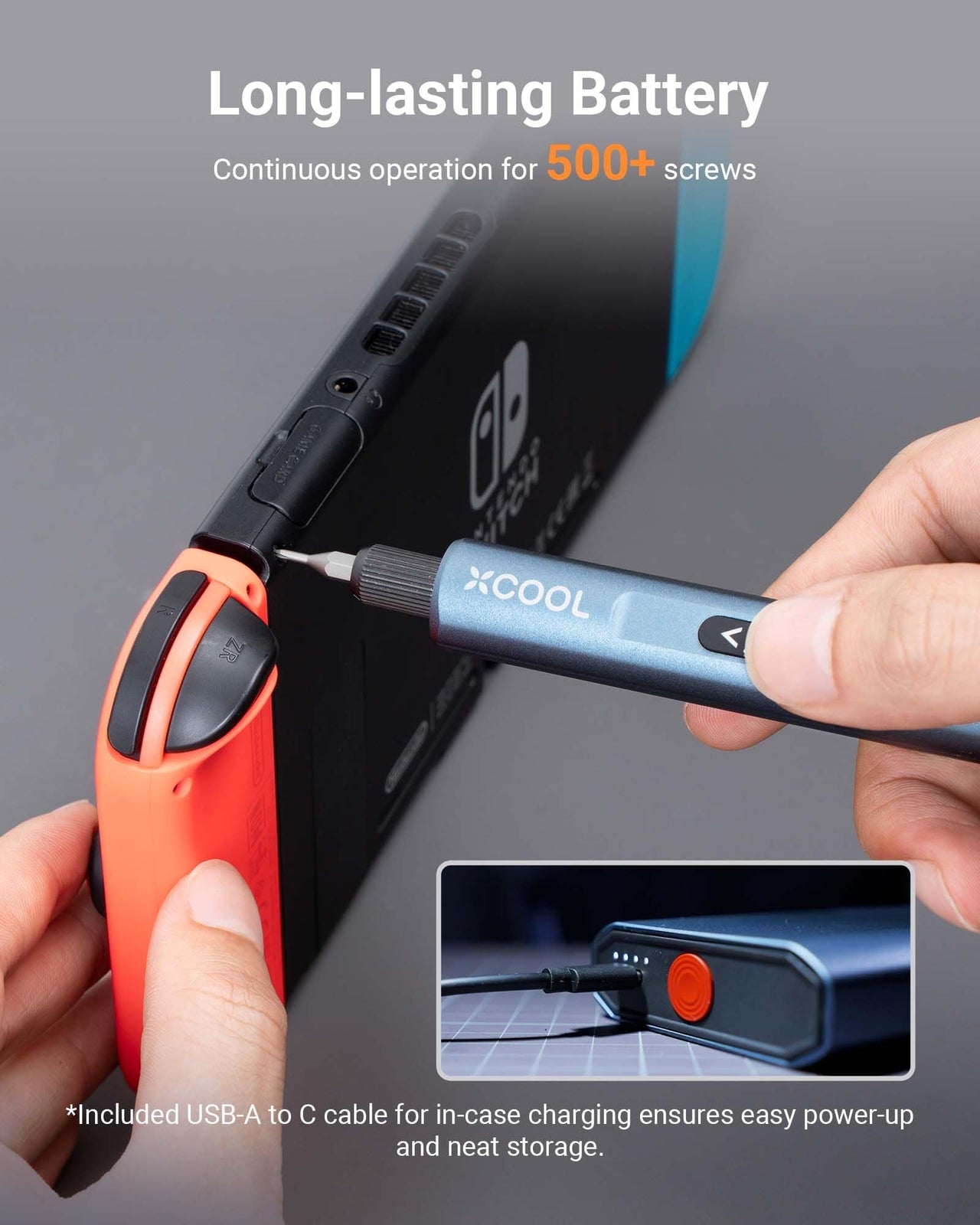 Mini Electric Screwdriver, 52-In-1 Precision Electric Screwdriver 400RPM With...