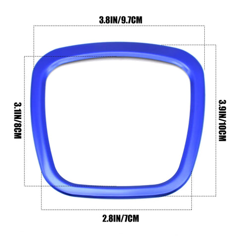 Car Styling Steering Wheel Center Logo Covers Stickers Trim for Audi A4 B6 B7 B8 A6 C6 A5 Q7 Q5 A3 8P S3 8V Interior Accessories