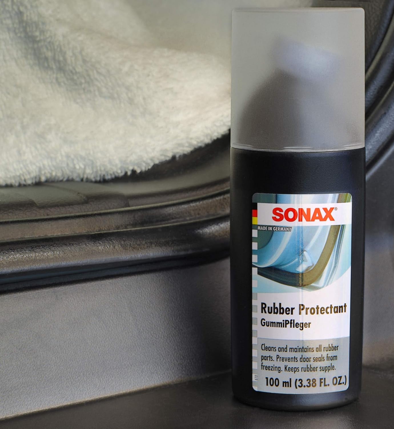 Rubber Protectant | Gummipfleger | Rubber Trim and Seal Conditioner | Prevents Sticking in Winter | Easy Application | Prolongs Rubber Seals | 340100