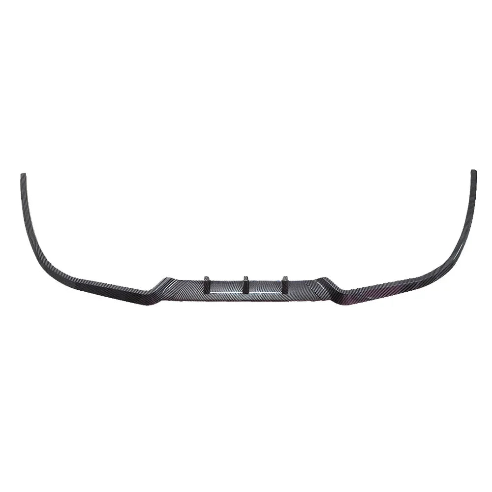 ABS Universal Car Front Bumper Lip Body Kit Spoiler Splitter ABS Bumper Canard Lip Splitter Universal Car Accessories Front Lip
